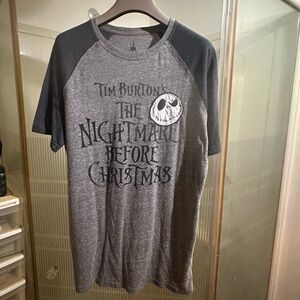 Gray Nightmare Before Christmas T-Shirt